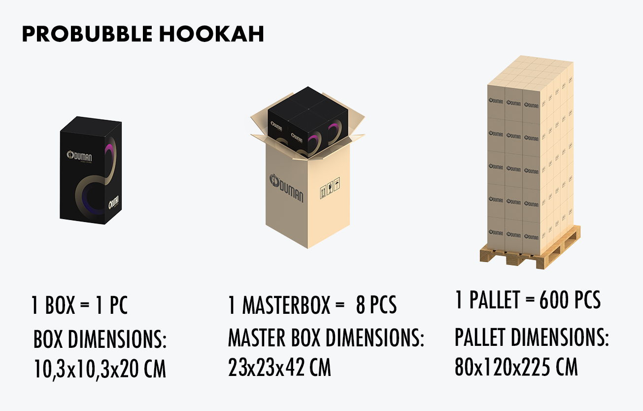 PROBUBBLE HOOKAH - RED
