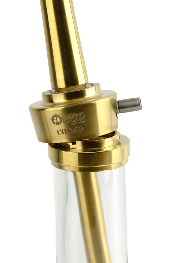 COSMO NARGİLE - GOLD GÖVDE - ŞEFFAF CAM