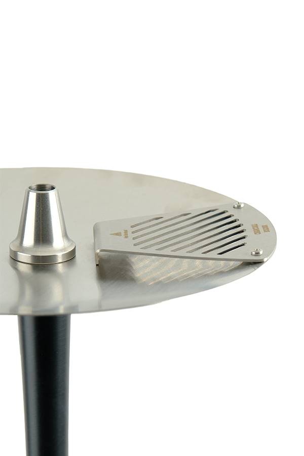 COSMO NARGİLE - SILVER/BLACK GÖVDE - SİYAH CAM