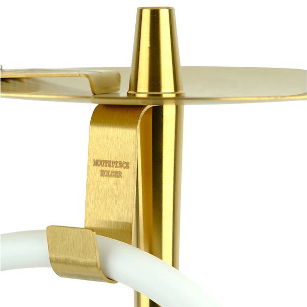 INFINITY NARGİLE - ŞEFFAF CAM-GOLD GÖVDE
