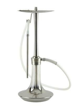 COSMO HOOKAH - SILVER BODY - SILVER GLASS