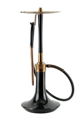 COSMO HOOKAH - BRONZE/BLACK BODY - SİYAH GLASS