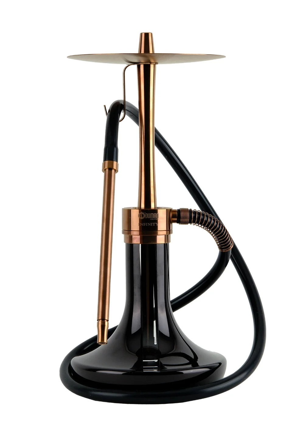 INFINITY — SCHWARZES GLAS· BRONZE KÖRPER SHISHA