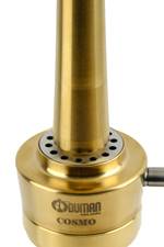 COSMO NARGİLE - GOLD/BLACK GÖVDE - SİYAH CAM