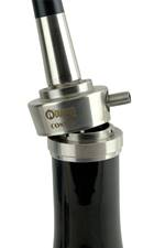 COSMO NARGİLE - SILVER/BLACK GÖVDE - SİYAH CAM