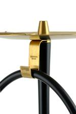 COSMO NARGİLE - GOLD/BLACK GÖVDE - SİYAH CAM