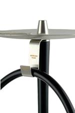 COSMO NARGİLE - SILVER/BLACK GÖVDE - SİYAH CAM