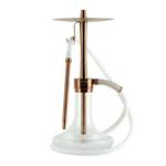 INFINITY NARGİLE - ŞEFFAF CAM-BRONZ GÖVDE